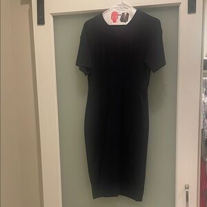 MM Lafleur Classic Dark Navy Midi Dress